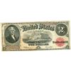 Image 1 : 1917 $2 Legal Tender Bank Note Currency