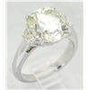Image 8 : GIA Cert 5.14 ctw Diamond Ring - 18KT White Gold