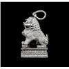 Image 2 : 12.24 ctw Diamond Foo Dog Pendant - Platinum