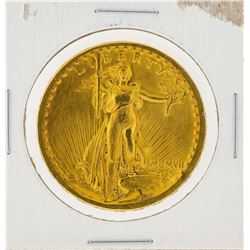 1907 $20 AU St. Gaudens Double Eagle Gold Coin