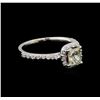 Image 1 : 1.17 ctw Diamond Ring - 14KT White Gold