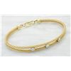 Image 3 : 0.24 ctw Diamond Bracelet - 14KT Yellow Gold