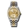 Image 1 : Rolex  Datejust 36 Yellow Gold &Amp; Diamonds  Women Watch