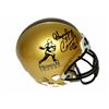 Image 1 : Hopalong Cassady Signed Heisman Gold Mini Helmet #40 '55 (Ohio State Buckeyes)