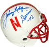 Image 1 : Johnny Rodgers Signed Nebraska Cornhuskers Authentic Schutt Mini Heisman 72