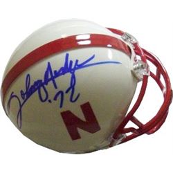 Johnny Rodgers Signed Nebraska Cornhuskers Mini Helmet '72 (Heisman)