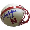 Image 1 : Johnny Rodgers Signed Nebraska Cornhuskers Mini Helmet '72 (Heisman)