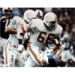 Larry Little Signed Miami Dolphins 16X20 Photo HOF