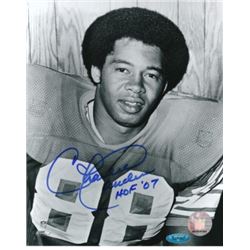 Charlie Sanders Signed Detroit Lions 8X10 Photo HOF 07- Tri-Star Hologram