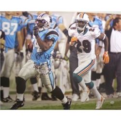 Deangelo Williams Signed Carolina Panthers 16X20 Photo 98 YD TD 8-24-06 LTD