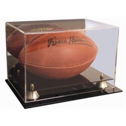 Football Deluxe Display Case Mirror Back