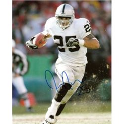 Justin Fargas Signed Oakland Raiders 8X10 Photo
