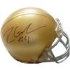 Image 1 : Ryan Grant Signed Notre Dame Fighting Irish Replica Mini Helmet