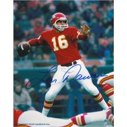Len Dawson Signed Kansas City Chiefs 8X10 Photo