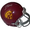 Image 1 : John David Booty Signed USC Trojans Mini Helmet