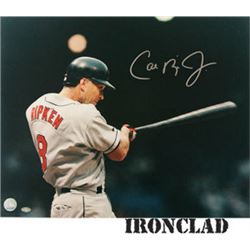 Cal Ripken, Jr. Signed Baltimore Orioles 11X14 At Night Photo- MLB Hologram
