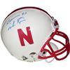 Image 1 : Mike Rozier Signed Nebraska Cornhuskers Replica Mini Helmet Heisman 1983- Tri-Star Hologram