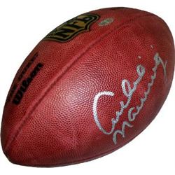 Archie Manning Signed Official NFL New Duke Football- Steiner Hologram (New Orleans Saints) (Silver 