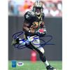 Image 1 : Reggie Bush Signed New Orleans Saints 8X10 Photo- PSA/Bush Hologram