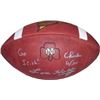 Image 1 : Lou Holtz Signed Official Wilson Notre Dame Logo Football "Go Irish" W/Charlie Weis- Steiner Hologra