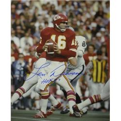 Len Dawson Signed Kansas City Chiefs 16X20 Photo HOF87