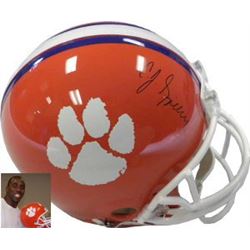 CJ Spiller Signed Clemson Tigers Full Size Replica Helmet- JSA Hologram