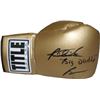 Image 1 : Riddick Bowe Signed Title Gold Right Boxing Glove Big Daddy