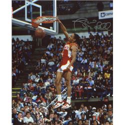 Spud Webb Signed Atlanta Hawks 16X20 Photo (1986 Slam Dunk Champ/Front)