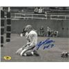 Image 1 : Y.A. Tittle Signed New York Giants Blood Sepia Horizontal 8X10 Photo HOF 71