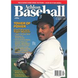 Cecil Fielder Unsigned Detroit Tigers Athlon Sports 1994 MLB Baseball Preview Magazine