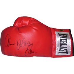 Thomas Hearns Signed Everlast Left Boxing Glove Hitman (Leaf)