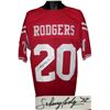 Image 1 : Johnny Rodgers Signed Nebraska Cornhuskers Red Custom Jersey '72 (Heisman)