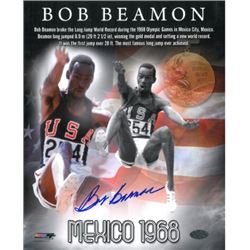 Bob Beamon Signed Team USA Track & Field 16X20 Photo 1968 Mexico Olympics World Record