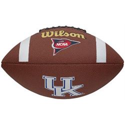 Kentucky Wildcats Logo Wilson NCAA Composite Leather Full Size Football