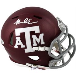 Mike Evans Signed Texas A&M Aggies Riddell Speed Maroon Matte Mini Helmet- Tri-Star Hologram