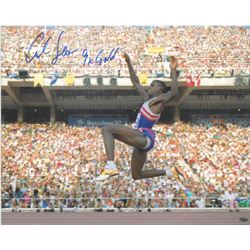 Carl Lewis Signed Team USA 16X20 Photo 1992 Barcelona Olympics 9 X Gold
