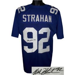 Michael Strahan Signed New York Giants Blue Prostyle Jersey- JSA Hologram