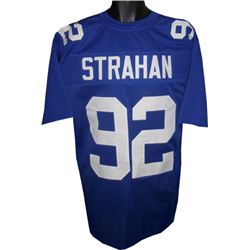 Michael Strahan New York Giants Unsigned Blue Prostyle Jersey XL