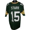 Image 1 : Bart Starr Green Bay Packers Unsigned Green TB Prostyle Jersey XL