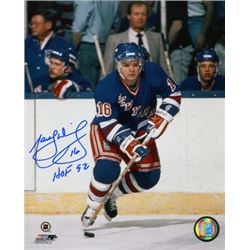 Marcel Dionne Signed New York Rangers 8X10 Photo HOF 92