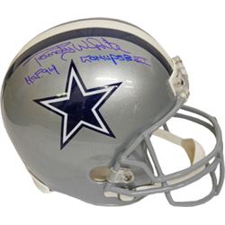 Randy White Signed Dallas Cowboys Full Size Replica Helmet Dual HOF 94 & CO MVP SB XII