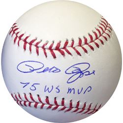 Pete Rose Signed Official Major League Baseball 75 WS MVP- JSA Hologram (Cincinnati Reds)