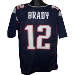 Tom Brady New England Patriots Unsigned Navy Prostyle Jersey XL