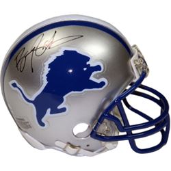 Barry Sanders Signed Detroit Lions TB Riddell Mini Helmet- Steiner Hologram
