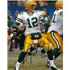 Image 1 : Aaron Rodgers Signed Green Bay Packers 8X10 Photo (White Jersey)