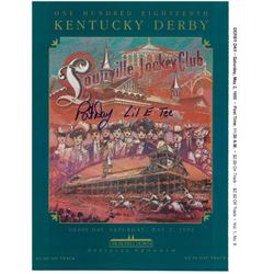 Pat Day Signed 1992 Kentucky Derby 118Th Full Program At Churchill Downs Horse Racing Lil E Tee (Pho