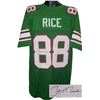 Image 1 : Jerry Rice Signed Mississippi Valley State Green TB Custom Jersey- JSA Hologram