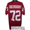 Image 1 : Dan Dierdorf Signed St. Louis Cardinals Red TB Prostyle Jersey HOF 96 XL