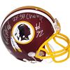 Image 1 : Dexter Manley Signed Washington Redskins Riddell Mini Helmet #72 2X SB Champ