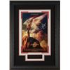 Image 1 : Jennifer Lawrence Signed Hunger Games Catching Fire 11X17 Movie Poster Leather Framed